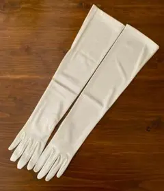 ロンググローブ ウエディンググローブ アイボリー サテン U1817