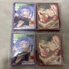 ホロライブカードゲーム ホロカ スリーブ 猫又おかゆ&宝鐘マリン 新品未開封