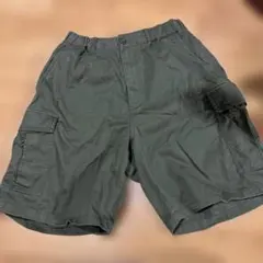 カーゴショートパンツ ダークグレー 4ポケット