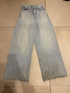 ZARA オーバーダイバギーデニム　EU36