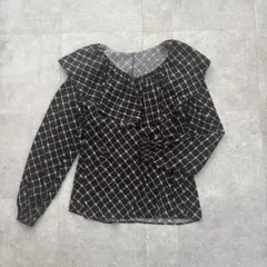 フリル　ブラウス 長袖　VIS