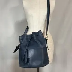 old coach ショルダーバッグ　ネイビー
