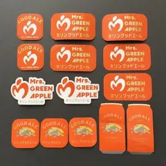 Mrs. GREEN APPLE × キリングッドエール　ステッカー 5種14枚
