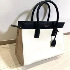 kate spade ハンドバッグ ホワイト/ブラック/ピンク