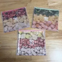 Happyくじ『セブン-イレブン』G賞　スムージーフラットポーチ3点セット