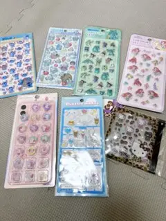 ボンボンドロップ ぷくぷくシール おはじきシール セット