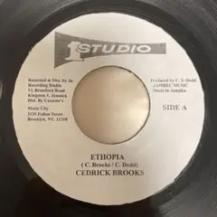 CEDRICK BROOKS ETHOPIA 7インチレコード