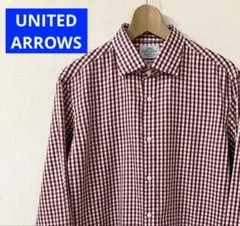 UNITED ARROWS スリムフィットチェックシャツ 42
