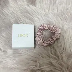 Dior サテン ピンク ヘアゴム