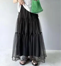 classicalelf クラシカルエルフ チュールレイヤードティアードスカート