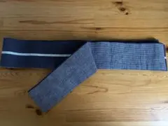 角帯 紺色 無地と縞模様