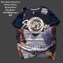 パトリック・ユーイング ジョージタウン ブルドックス 染み込みプリント NBA