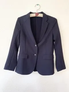 ユニクロ　感動ジャケット　レディースＳ　ネイビー