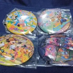 東京ディズニーリゾート☆缶バッチ4個＋2個