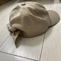 GU バックリボン キャップ ベージュのサムネイル