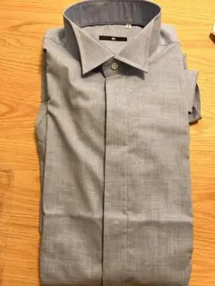 新郎　立襟シャツ　ウイングカラーシャツ お色直し