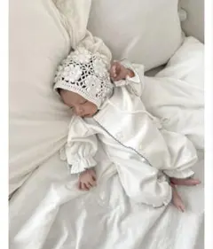 monbebe ブルーグローリーロンパース