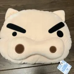 クレヨンしんちゃんもふぐっと　フェイス型ぬいぐるみ シロとぶりぶりざえもん