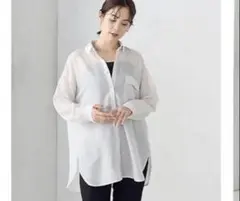 未使用品【COMME CA ISM】シアーブラウスのサムネイル