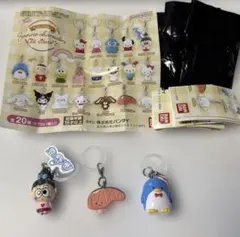 サンリオオールスターズ ガチャガチャ めじるしアクセサリー 3個セット