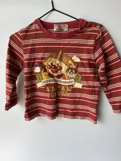 アンパンマン ストライプ 長袖Tシャツ 90 80