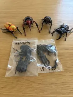 4Dパズル　昆虫DX プラモデル　6個　まとめ売り