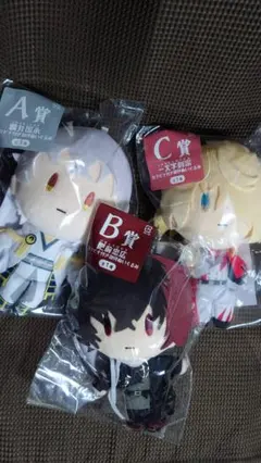 フリューくじ　刀剣乱舞　御伴散歩　御伴くじ　ABC賞セット　鶴丸・肥前・則宗