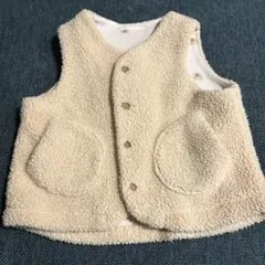 【保育園用に】ユニクロ ボアベスト 90