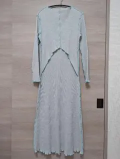 授乳ケープ一体型 リブ素材 マキシ丈ラウンジワンピース Pearls パールズ