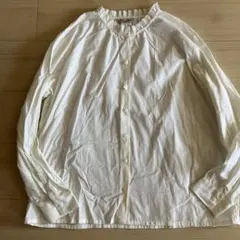 スタンドフリルブラウス