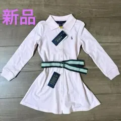 ラルフローレン　キッズ　ガールズ　ワンピース　4t 4歳　110 新品　ピンク