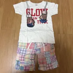 ジャンクストアー　だまし絵　Tシャツ140 おまけハーフパンツ 140 セット