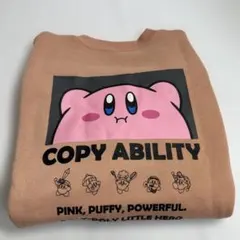 新品未使用　タグ付き　カービィ COPY ABILITY スウェット