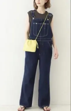 スローブイエナ【新品】LE DENIM バックオープンオーバーオールのサムネイル