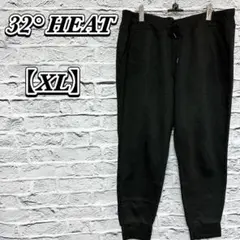 32° HEAT 【XL】スウェットパンツ ブラック 海外古着✨