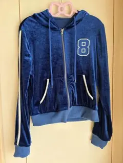 ネイビー フード付き セットアップ 8