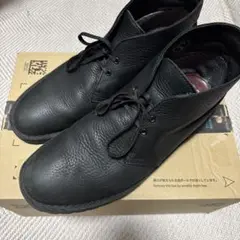 CLARKS BEAMS ブラックチャッカブーツ UK10