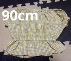 ブランシェス　チェック　イエロー