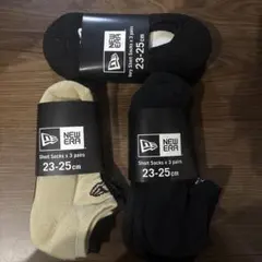 NEW ERA ショートソックス 3足セット 23-25cmのサムネイル