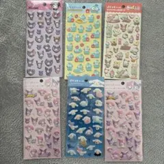ダイソー　サンリオ　ぷくっとシール　まとめ売り