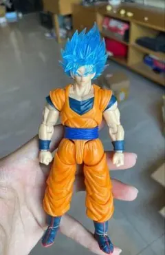 絶版品！スーパーサイヤ人3 ブルー界王拳 孫悟空 s.h.figuartsサイズ