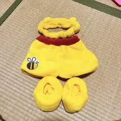 s*読様 くまのプーさん 3点セット コスプレ 着ぐるみ 70-80cm 赤ちゃ