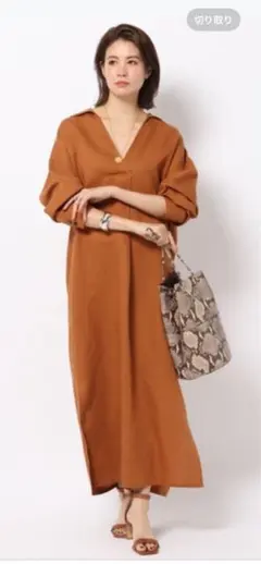 BABYLONE/スキッパーシャツワンピース定価¥20,900