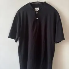 Karl Helmut ブラック ヘンリーネック Tシャツ