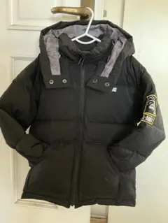 【美品】XLARGE ブラックダウンコート