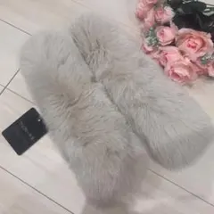 新品タグ付♡TAION extra POP UP限定フォックスファー半袖ファー