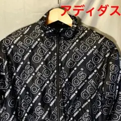 新品 adidas アディダス 総柄 ナイロン ウィンドブレーカー タグ付き