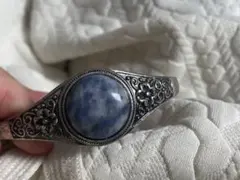 ヴィンテージバングル　インディアンジュエリー　シルバー