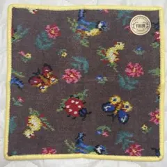 ★新品未使用★FEILER ハンカチ ハイジ　ミディアムブラウン