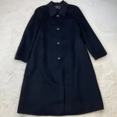 Mayu マユ カシミヤ100％ ロングコート 黒 9号 31-38